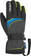Перчатки горнолыжные REUSCH 2020-21 Primus R-Tex® XT Black Melange/Safety Yellow/Brilliant Blue