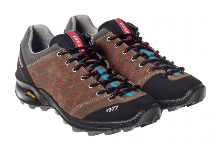 Полуботинки мужские кроссовые Grisport коричневые 13133V4 - Кроссовки длятуризма - Обувь для туризма
