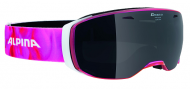Очки горнолыжные Alpina ESTETICA MM Translucent pink/black