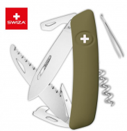 Швейцарский нож SWIZA D05 Standard  95 мм, 12 функций,  зеленый