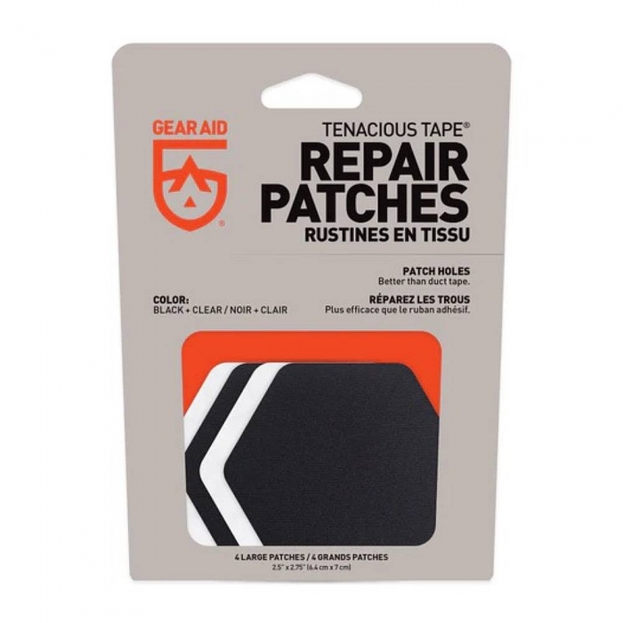   Gear Aid  Tenacious Tape  - repair patches hex black + clear