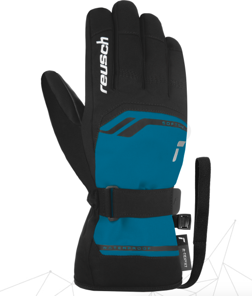 Перчатки горнолыжные REUSCH Primus R-Tex® XT Fjord blue/Black