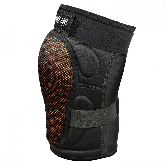 Защита коленей White Owl Pro knee protection  черный с оранжевым