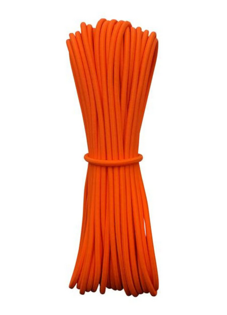  Elastic Nylon Shock Cord 3 mm  10 m (neon orange)