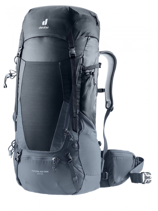 Рюкзак Deuter Futura Air Trek 60+10 Black/Graphite Рюкзак Deuter Futura Air Trek 60+10 Black/Graphite