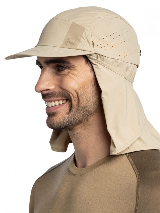 ����� Buff Desert Cap Solid birch grey L-XL