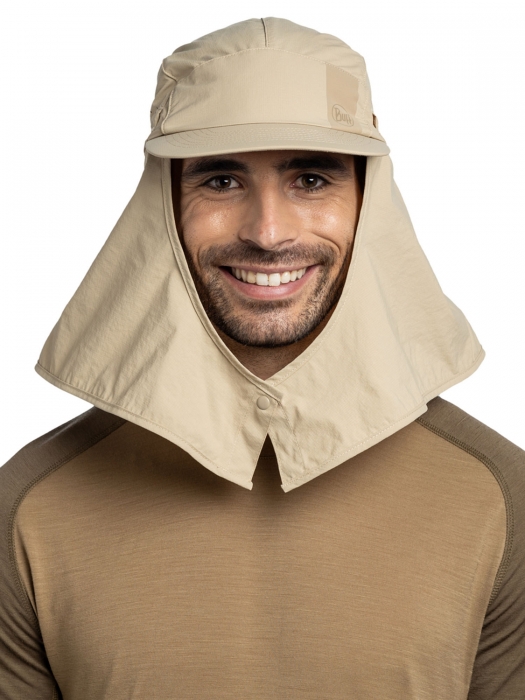 ����� Buff Desert Cap Solid birch grey L-XL