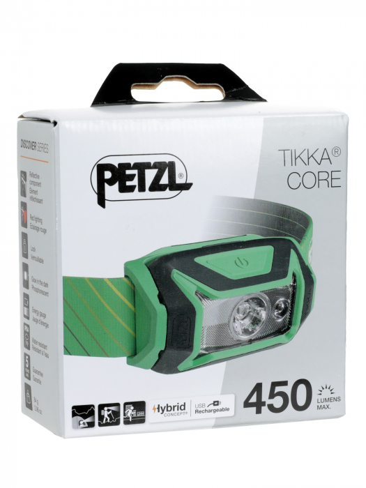 ������ � �������������� Petzl Tikka Core Green