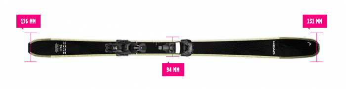 ������ ���� HEAD Kore 94 Ti + Attack LYT 11 GW BR 95 (A) black-beige