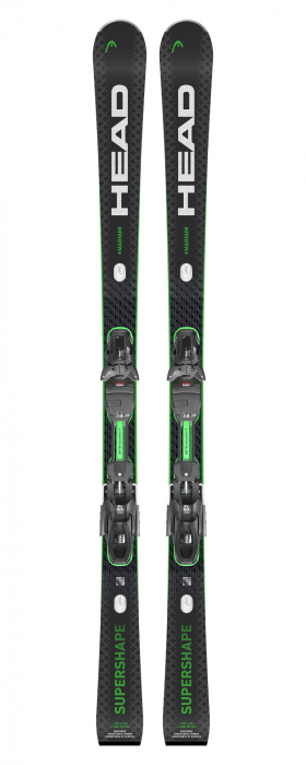 ������ ���� � ����������� HEAD Supershape e-Magnum SW BB-PR+PRD 12 GW Brake 85 [F] Black/Green