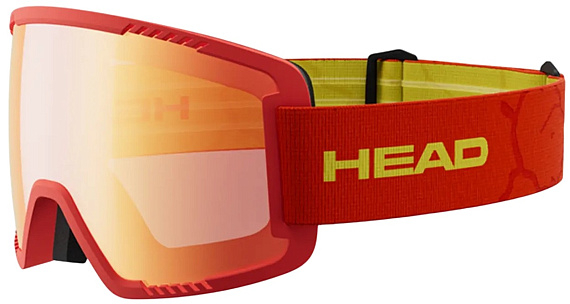 Маска HEAD Contex M unisex red/FMR yellow-red Маска HEAD Contex M unisex red/FMR yellow-red