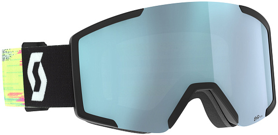 ����������� ����� Scott Shield + Extra Lens Black/Neon Yellow/Amp Ice Chrome S2