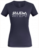 Футболка женская  Salewa Sporty graphic dry W S/S tee Navy Blazer