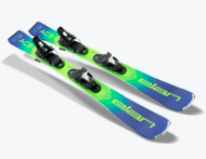 Детские горные лыжи с креплениями ELAN 2023-24 NEW  Jet Jrs 130-150 + El 7.5 Shift