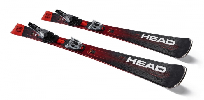 Горные лыжи 2022-23 HEAD Supershape e-Rally SW SF-PR+ PRD12 GW  95 BR (F)   black/neon red  